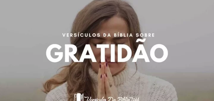 Versículo de Gratidão na Bíblia - Nova Versão Internacional (NVI)