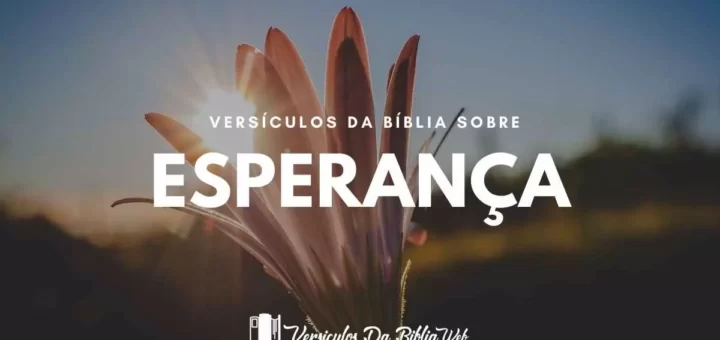 Versículos de Esperança na Bíblia - Nova Versão Internacional